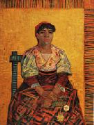 Vincent Van Gogh The Italian Woman painting